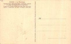 CPA Paris el panteon Church Saint viejo Genevieve