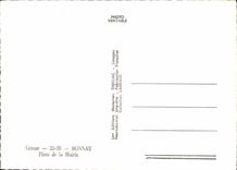 CPSM Bonnat Places Town hall