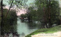 CPA Argenteuil La the Seine With the Arm Of the Joil Mill