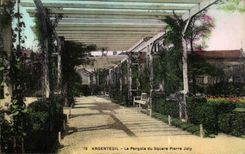 CPA Argenteuil La Pergola Of the Public garden Pierre Jolly