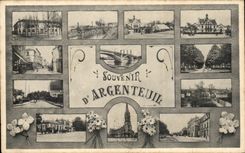 CPA Souvenir Of Argenteuil