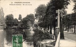 CPA Enghien Les Bains Which occurred of Belt a corner of the Lake