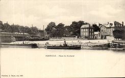 CPA Pontoise Places of Bucherel Bateau