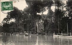 CPA Enghien Les Bains a sight of the Lake Boucelin House