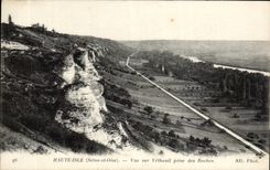 Alta isla de CPA vista en Vetheuil tomado de las rocas