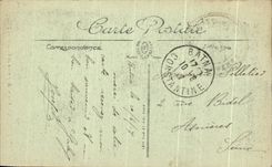 CPA Timgad Colonne du Pronaos du Capitole