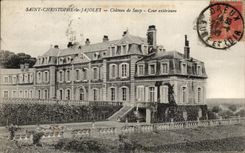 CPA Saint Christophe Jajolet Castle of Sassy external Court