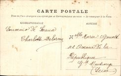 CPA Castle of Seals the Castle taken of the dimension of the House of the Groups and Grid of Honor