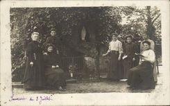 CARTE PHOTO Femmes Souvenir du 3 juillet 