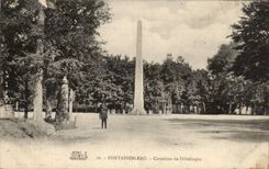 CPA Fontainebleau Crossroads Of the Obelisk