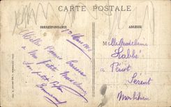 CPA Souain After the Automobile Militaria Bombardment