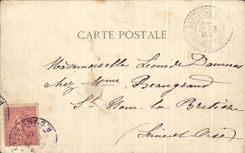 CPA Chenonceaux la vuelta del castillo y del La vista de la terraza