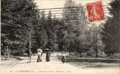 CPA Bourboule a Corner of the Park Fenestrates