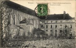 CPA Rennes Communaute de la retraite Hopital militaire complementaire Vue prise du jardin 