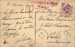 CPA Roma monta a Palatino Quartiere Del Pretoriani