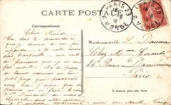 CPA separan el La visto de Sur la lavanderia automatica del barco de Seine