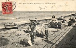 CPA Lucas en el mar una esquina de la playa