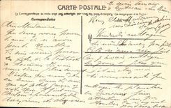 Ancient CPA Autun Roman Gate known as of Arroux Monument historiqye