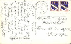 CPA Grottes De Lacave Colonne aux pattes d'Araignee