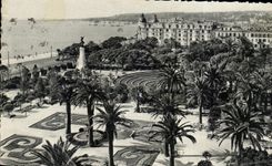 CPA Nice Les Jardins Albert ler L'Hotel Ruhl 