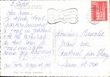 CPSM Cathedrate de Lausanne Vue generale du sud est