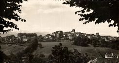 CPSM Nos Belles Montagnes Les Pyrenees Oloron Ste Marie Vue Generale De Ste Croix La Vieille Ville