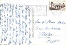 CPSM Menton La Old city