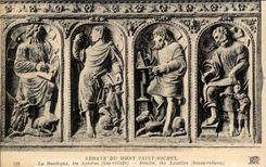 CPA Abbey of Mont Saint Michel the Basilica Apostles