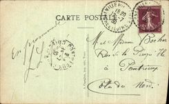 CPA Tours La Place du palais de justice Avenue de Grammont 