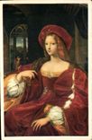 CPA Museum of Louvre Portrait of Jeanne d' Aragon Raphael