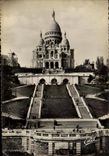 CPSM Paris the Sacring Coeur La basilica of Montmartre