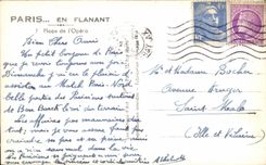 CPA Paris While Strolling Place of Opera