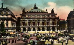 CPSM Paris La Places Opera