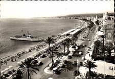 CPSM la dimension Niza del azul la caminata del barco de Auglais