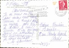 CPSM la dimension Niza del azul la caminata del barco de Auglais