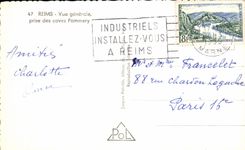 CPSM Rheims View taken of the Pommery Cellars