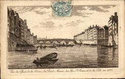 CPA Paris Iles St louis et de la Cite 1827