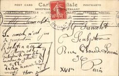 CPA Paris 1910 Rue de Bourgogne Floods