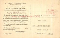 CPA Paris the Obelisk De Louqsor Places harmony