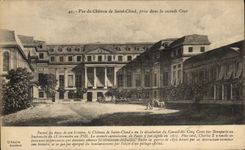CPA Seen Of the Castle Of Saint Cloud Taken Dans La Second Court