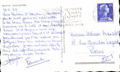 CPSM Juan les pins Bateaux