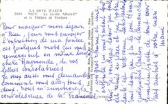 CPSM Niza el jardin Albert 1r y el teatro al aire libre