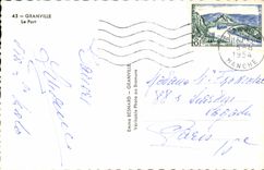 CPSM Granville Le port