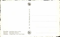 Casa magnifica de los lugares de CPSM Bruselas del rey