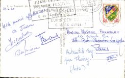 CPA Souvenir Of Dimension Of Azure Cannes Palate of Monaco Nice Menton Esterel Vence Juan Pines