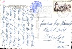 CPSM Menton ND Of Annonciade the Monastery sea and the Cape Martin