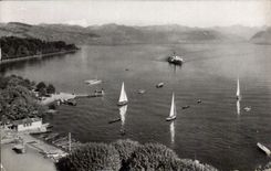 CPSM Ouchy Lausanne La rade et les Prealpes