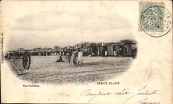 CPA Les Cabines Berck Plage
