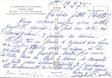 CPSM Bretana colorea las valvulas el renacimiento del claustro la catedral y las casas half-timbered