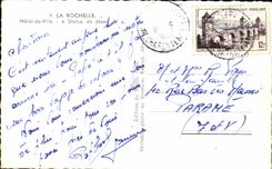 Estatua del ayuntamiento de CPSM La Rochelle de Henry IV